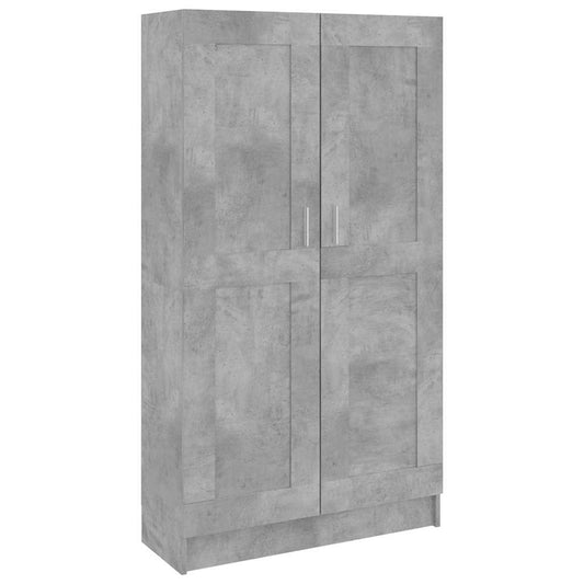 802727 vidaXL Book Cabinet Concrete Grey 82,5x30,5x150 cm Engineered Wood 802727 vidaXL Book Cabinet Concrete Grey 82,5x30,5x150 cm Engineered Wood