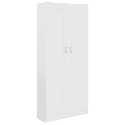 802732 vidaXL Book Cabinet White 82,5x30,5x185,5 cm Engineered Wood 802732 vidaXL Book Cabinet White 82,5x30,5x185,5 cm Engineered Wood