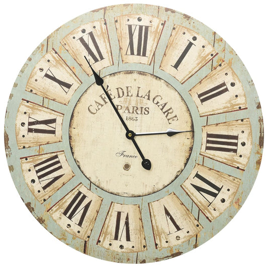 Wall Clock Multicolour 60 cm MDF Wall Clock Multicolour 60 cm MDF