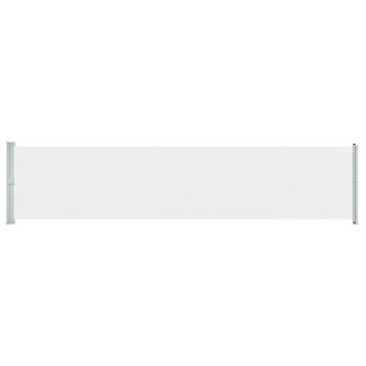 Patio Retractable Side Awning 140x600 cm Cream Patio Retractable Side Awning 140x600 cm Cream