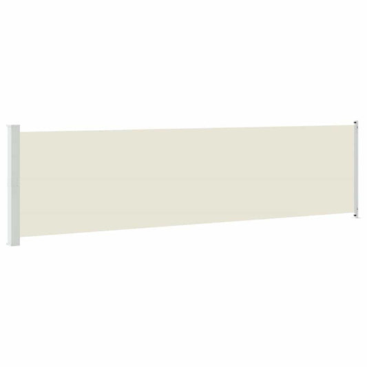Patio Retractable Side Awning 600x160 cm Cream Patio Retractable Side Awning 600x160 cm Cream