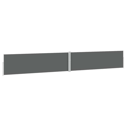 313395 vidaXL Patio Retractable Side Awning 170x1200 cm Anthracite 313395 vidaXL Patio Retractable Side Awning 170x1200 cm Anthracite