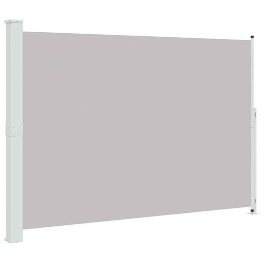 Patio Retractable Side Awning 200x300 cm Grey Patio Retractable Side Awning 200x300 cm Grey