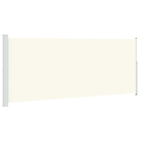 Patio Retractable Side Awning 200x500 cm Cream Patio Retractable Side Awning 200x500 cm Cream