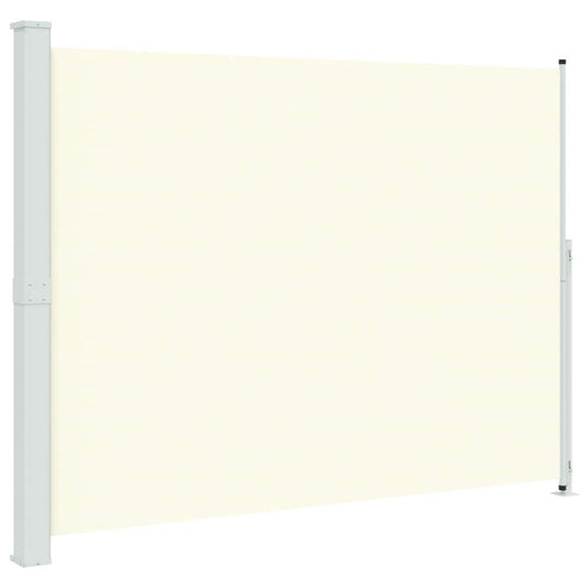 Patio Retractable Side Awning 220x300 cm Cream Patio Retractable Side Awning 220x300 cm Cream