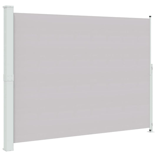 Patio Retractable Side Awning 220x300 cm Grey Patio Retractable Side Awning 220x300 cm Grey