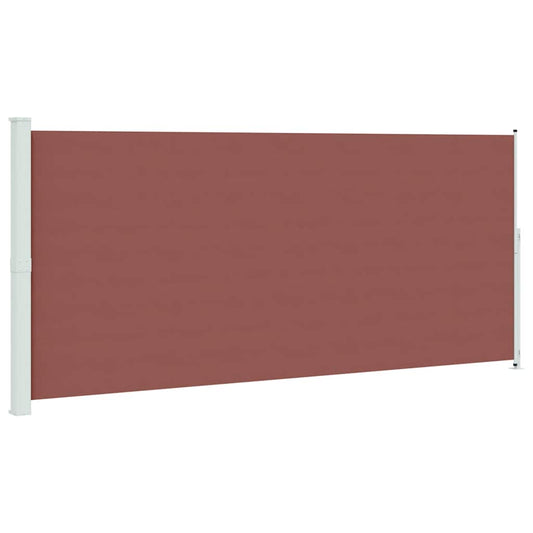 Patio Retractable Side Awning 220x500 cm Brown Patio Retractable Side Awning 220x500 cm Brown