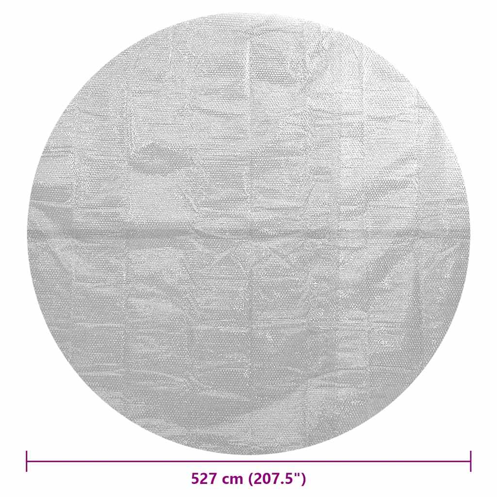 Floating PE Solar Pool Film 527 cm Grey
