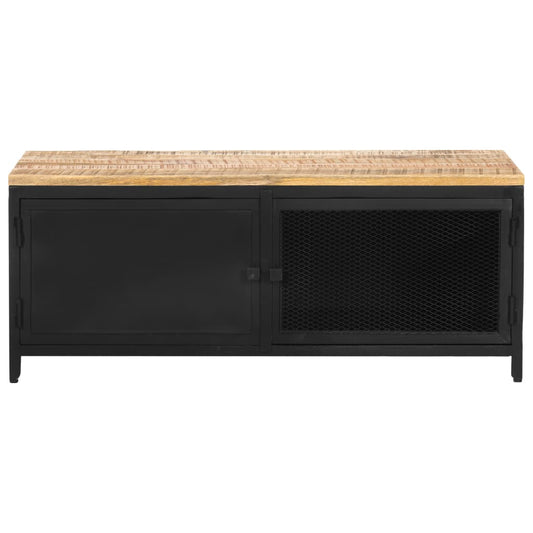 Coffee Table 90x50x37 cm Solid Rough Mango Wood Coffee Table 90x50x37 cm Solid Rough Mango Wood