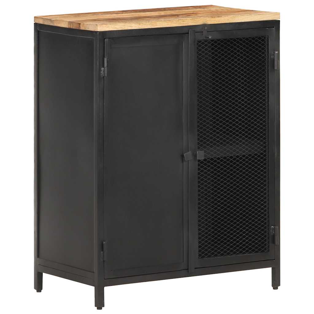 323139 vidaXL Sideboard 60x35x78 cm Solid Rough Mango Wood