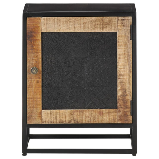 Bedside Cabinet 40x30x50 cm Rough Mango Wood Bedside Cabinet 40x30x50 cm Rough Mango Wood