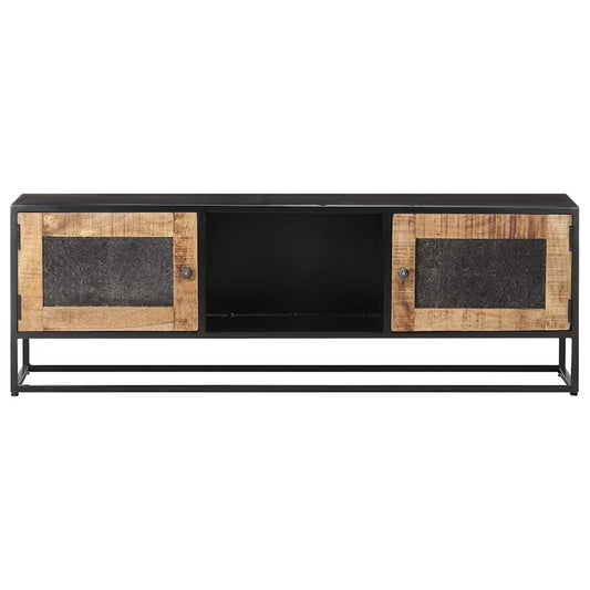323148 vidaXL TV Cabinet 120x30x40 cm Rough Mango Wood 323148 vidaXL TV Cabinet 120x30x40 cm Rough Mango Wood