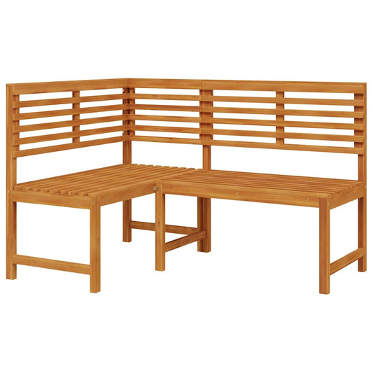 Garden Corner Bench 140 cm Solid Acacia Wood Garden Corner Bench 140 cm Solid Acacia Wood