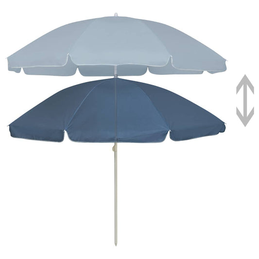 Beach Parasol Blue 240 cm Beach Parasol Blue 240 cm