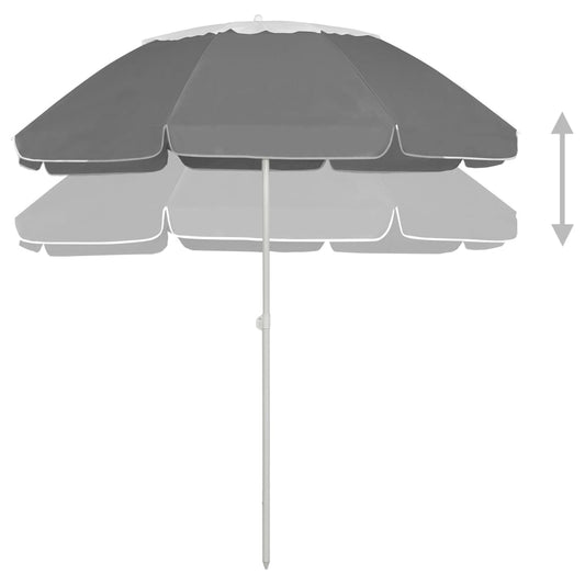 Beach Parasol Anthracite 300 cm Beach Parasol Anthracite 300 cm