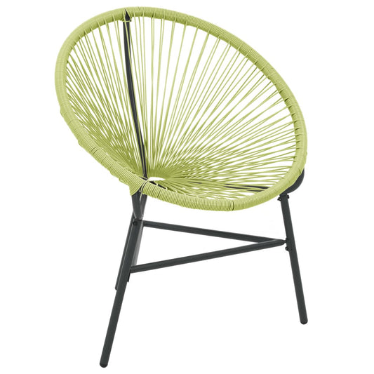 Acapulco Chair | Green | Polyethylene rattan, powder-coated steel Acapulco Chair | Green | Polyethylene rattan, powder-coated steel
