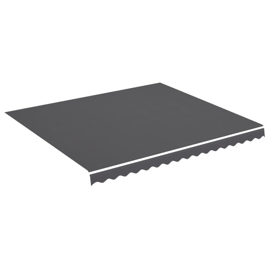Awning Replacement Fabric Anthracite 380x345 cm Polyester Awning Replacement Fabric Anthracite 380x345 cm Polyester