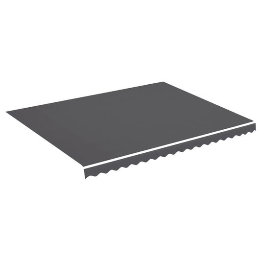 Awning Replacement Fabric Anthracite 430x345 cm Polyester Awning Replacement Fabric Anthracite 430x345 cm Polyester