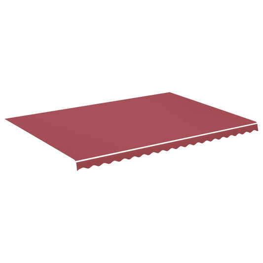 Awning Replacement Fabric Burgundy Red 5x3.5 m Polyester Awning Replacement Fabric Burgundy Red 5x3.5 m Polyester