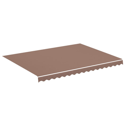 Awning Replacement Fabric Brown 380x295 cm Polyester Awning Replacement Fabric Brown 380x295 cm Polyester