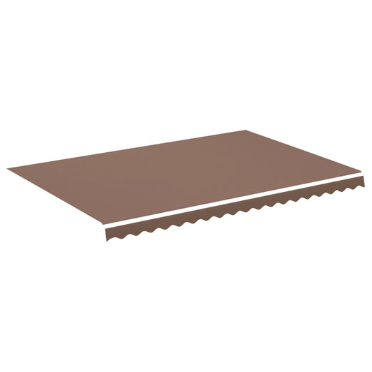 Awning Replacement Fabric Brown 430x295 cm Polyester Awning Replacement Fabric Brown 430x295 cm Polyester