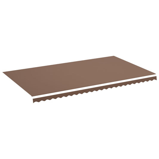 Awning Replacement Fabric Brown 580x345 cm Polyester Awning Replacement Fabric Brown 580x345 cm Polyester