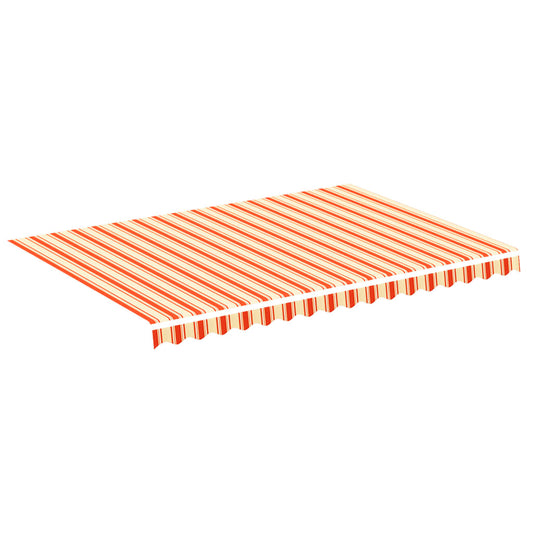 Awning Replacement Fabric Yellow and Orange 330x245 cm Polyester Awning Replacement Fabric Yellow and Orange 330x245 cm Polyester