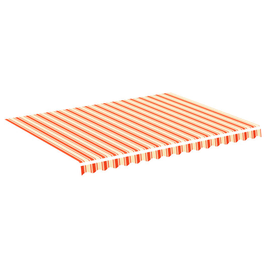 Replacement Fabric for Awning Yellow and Orange 4x3 m Replacement Fabric for Awning Yellow and Orange 4x3 m