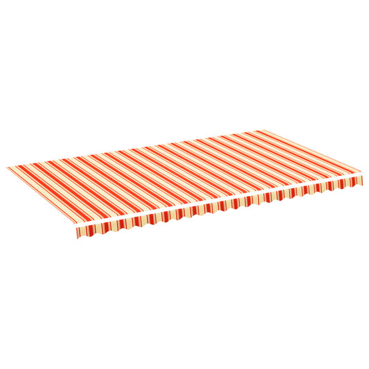 Awning Replacement Fabric Yellow and Orange 580x345 cm Polyester Awning Replacement Fabric Yellow and Orange 580x345 cm Polyester