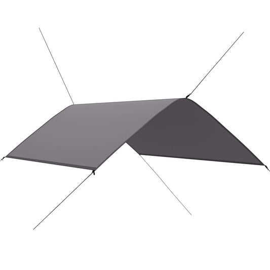 Outdoor Tarp 3x2 m Grey Outdoor Tarp 3x2 m Grey