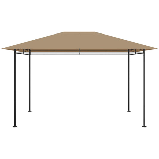 Gazebo 384x281x270 cm Taupe 180 g/m² Gazebo 384x281x270 cm Taupe 180 g/m²