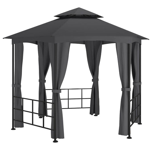 313933 vidaXL Gazebo with Sidewalls 3,1x2,7 m Anthracite 313933 vidaXL Gazebo with Sidewalls 3,1x2,7 m Anthracite