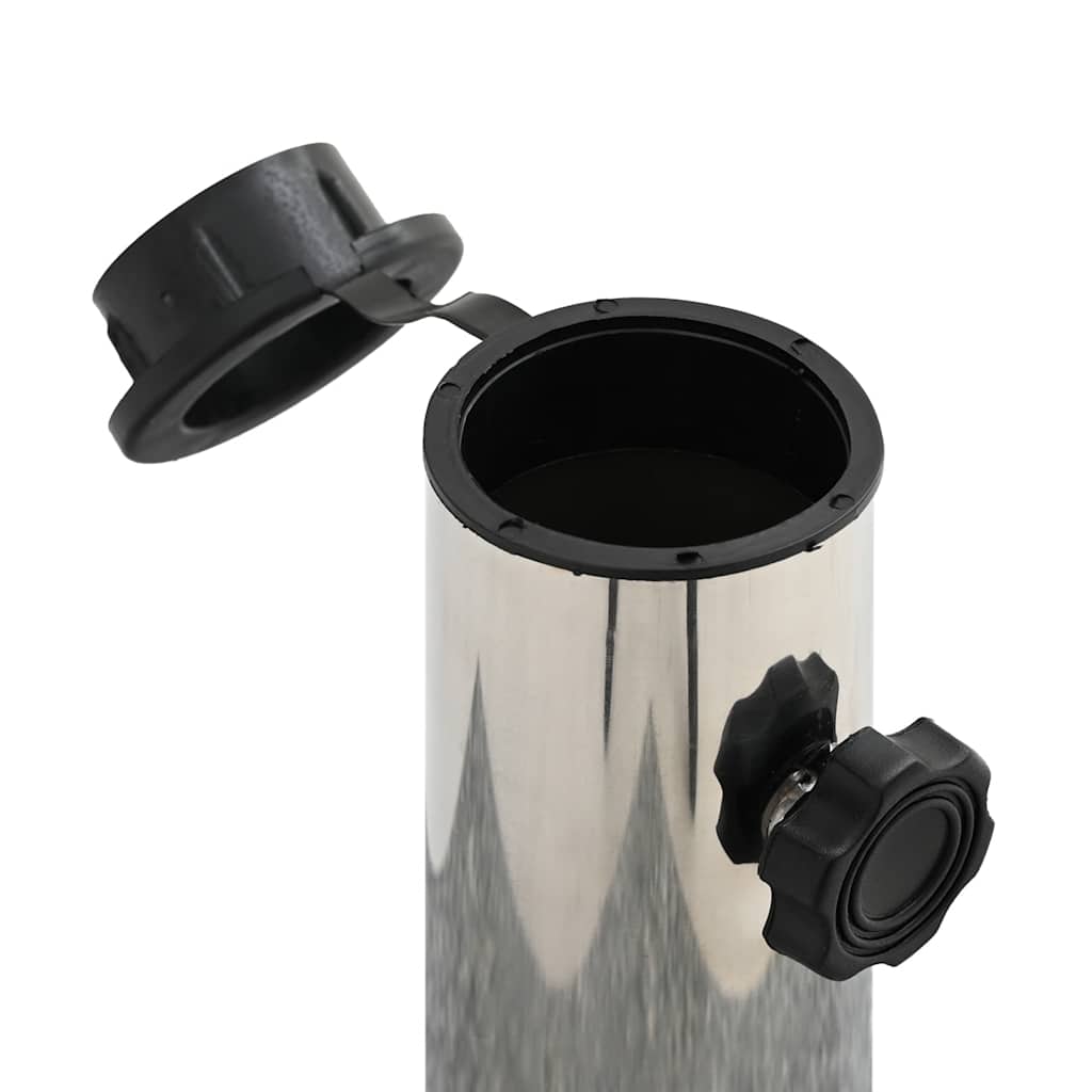 313667 vidaXL Umbrella Base Black 45x25x8 cm Granite