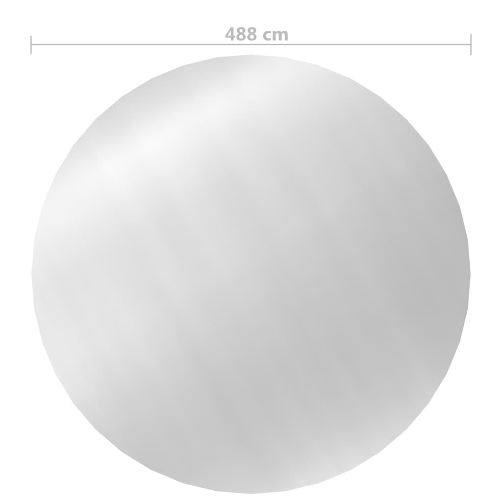 Pool Cover | Silver | Polyethylene | 488 cm diameter | Heat-resistant