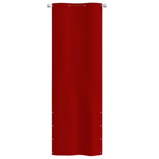 Balcony Screen Red 80x240 cm Oxford Fabric Balcony Screen Red 80x240 cm Oxford Fabric
