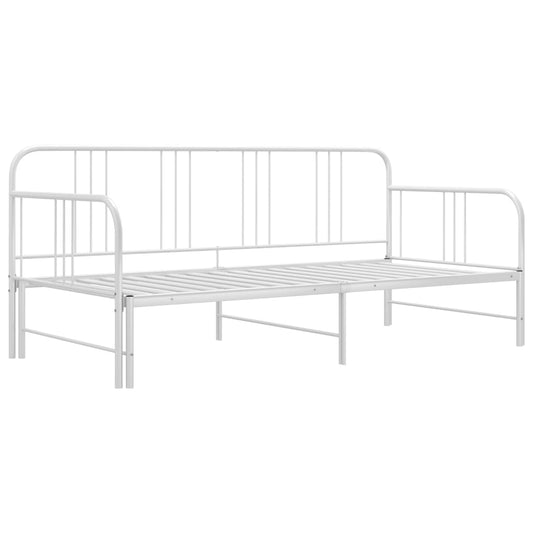 Sofa Bed Frame | White | Metal | 200 x 90 cm mattress needed Sofa Bed Frame | White | Metal | 200 x 90 cm mattress needed