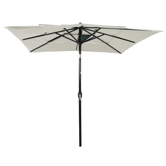 Parasol | Sand | Polyester | 2.5 m x 2.5 m | UV-resistant materials Parasol | Sand | Polyester | 2.5 m x 2.5 m | UV-resistant materials
