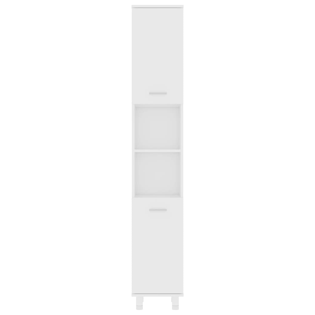 3056952 vidaXL 3 Piece Bathroom Furniture Set White Engineered Wood (802606+802633+802624)