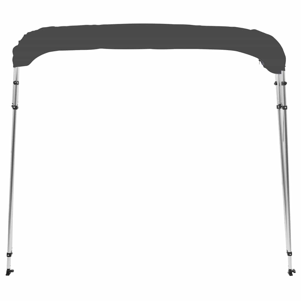 93138 vidaXL 4 Bow Bimini Top Anthracite 243x196x137 cm