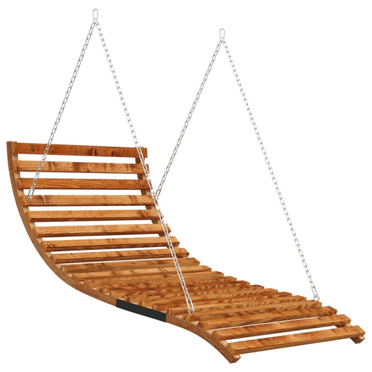 Swing Bed | Teak | Solid bent wood with teak finish Swing Bed | Teak | Solid bent wood with teak finish