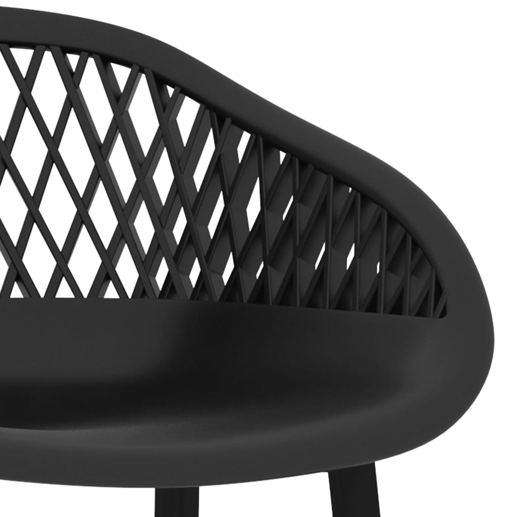 Bar Set | Black | MDF, Powder-Coated Steel, PP | Durable | Bar Set