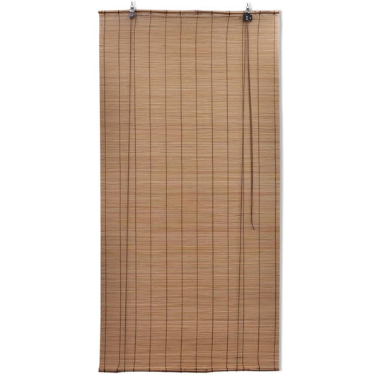 Bamboo Roller Blinds 2 pcs 80 x 160 cm Brown Bamboo Roller Blinds 2 pcs 80 x 160 cm Brown
