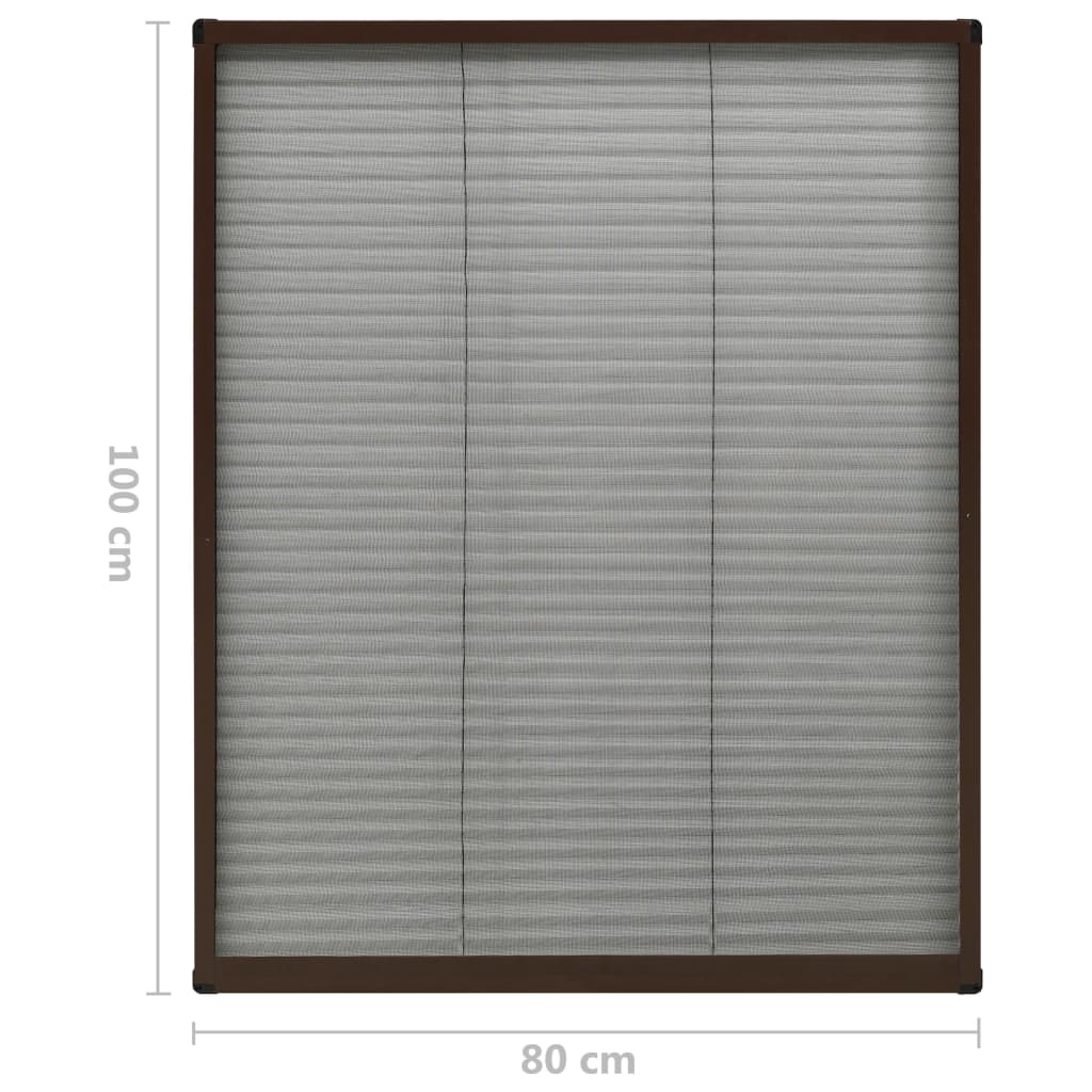 Window Screen | Brown frame with black mesh