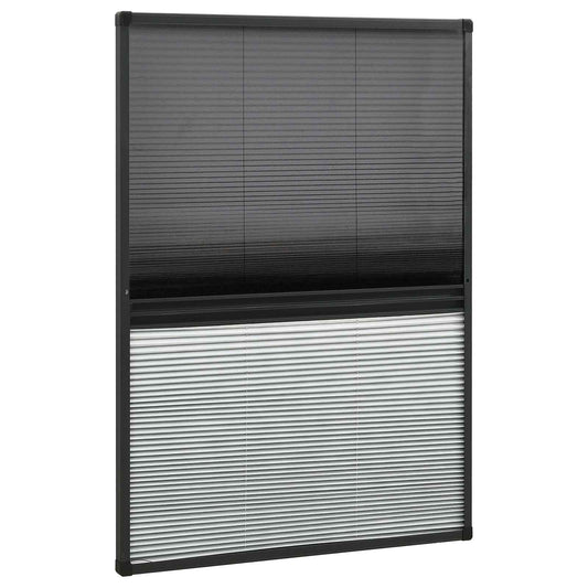 148684 vidaXL Plisse Insect Screen for Windows Aluminium 80x120 cm with Shade 148684 vidaXL Plisse Insect Screen for Windows Aluminium 80x120 cm with Shade