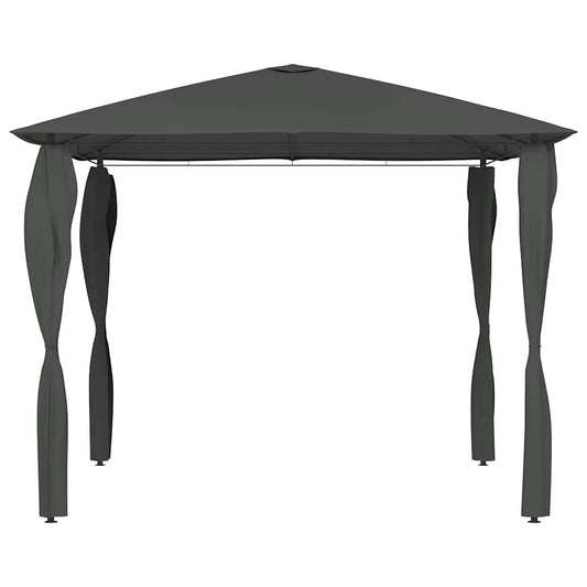 Gazebo with Post Covers 3x3x2,6 m Anthracite 160 g/m² Gazebo with Post Covers 3x3x2,6 m Anthracite 160 g/m²