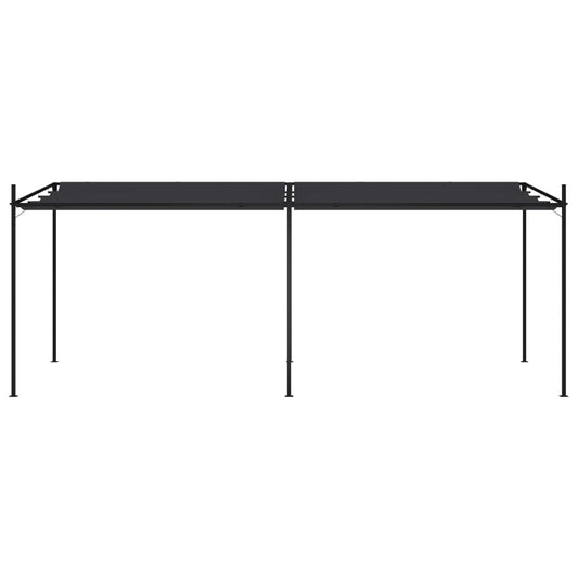 Gazebo with Retractable Roof 600x300x233 cm Anthracite Gazebo with Retractable Roof 600x300x233 cm Anthracite