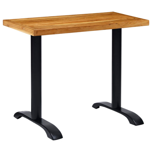 Bistro Table Legs 2 pcs Black 61x8x72 cm Cast Iron Bistro Table Legs 2 pcs Black 61x8x72 cm Cast Iron