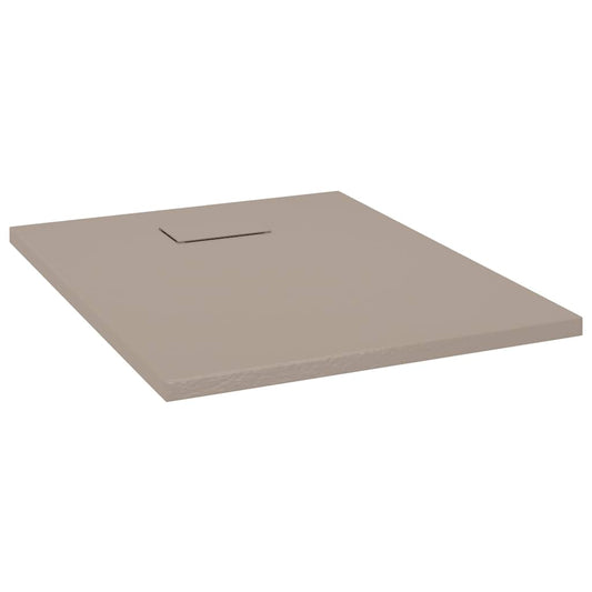148923 vidaXL Shower Base Tray SMC Brown 90x70 cm 148923 vidaXL Shower Base Tray SMC Brown 90x70 cm