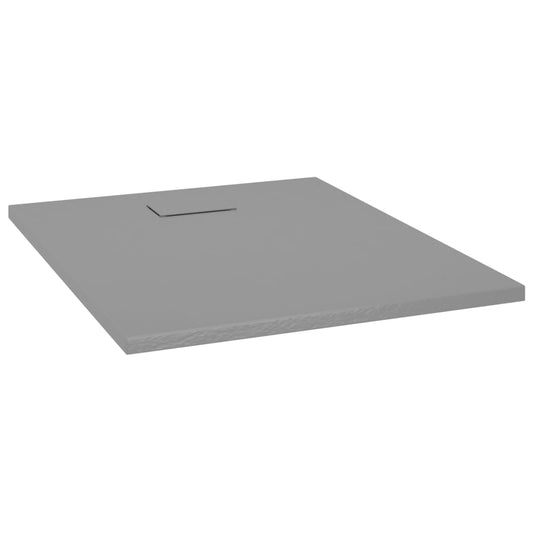 148935 vidaXL Shower Base Tray SMC Grey 100x80 cm 148935 vidaXL Shower Base Tray SMC Grey 100x80 cm