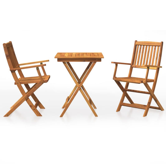 Garden Dining Set | Foldable | Square | Rustic Garden Dining Set | Foldable | Square | Rustic